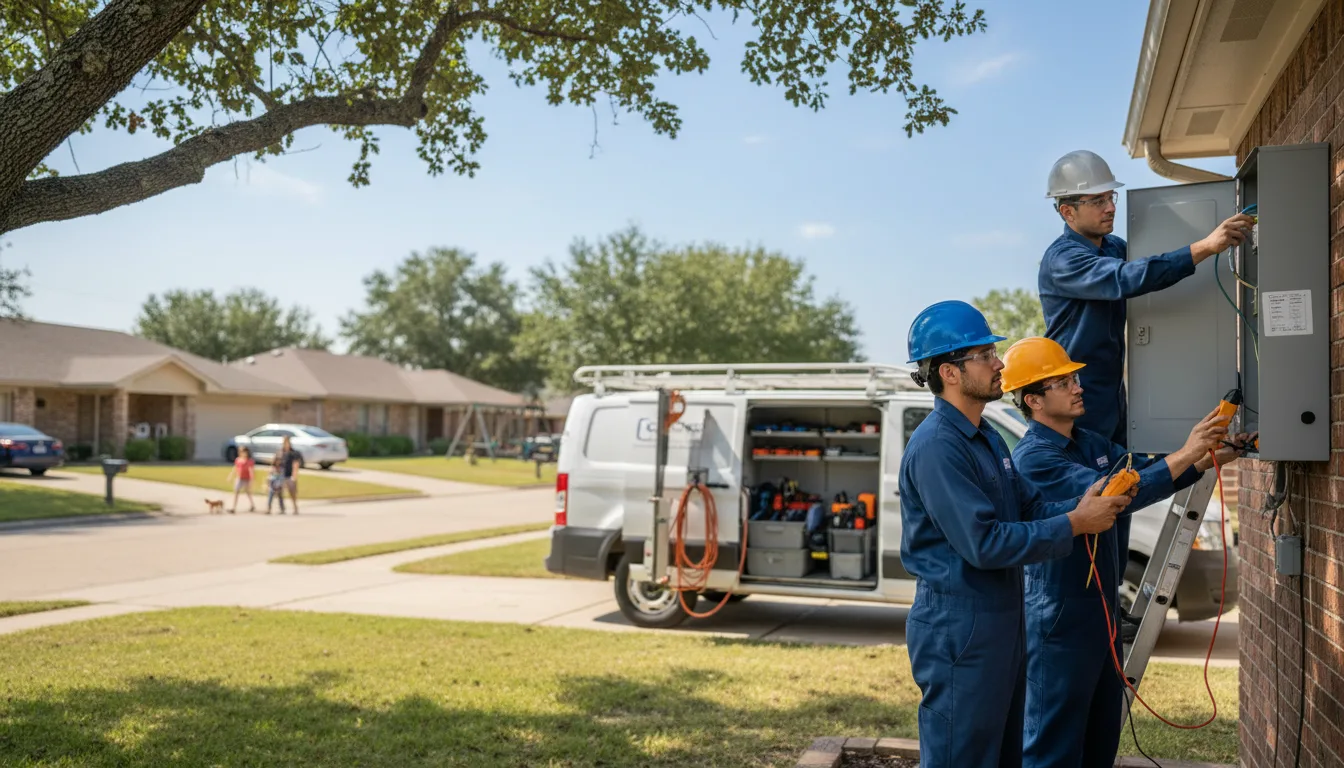 Certified electrician providing emergency electrical services in Hinkley, CA